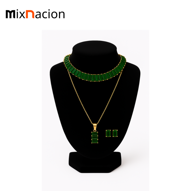 Set Baguette Verde