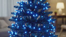 FOCOS DE NAVIDAD 100L AZULES